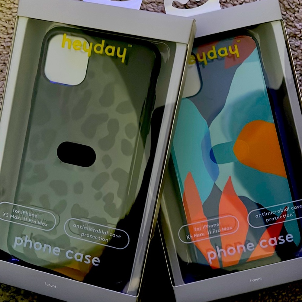 NWOT - 2 Heyday iPhone 11 Pro Max cases
